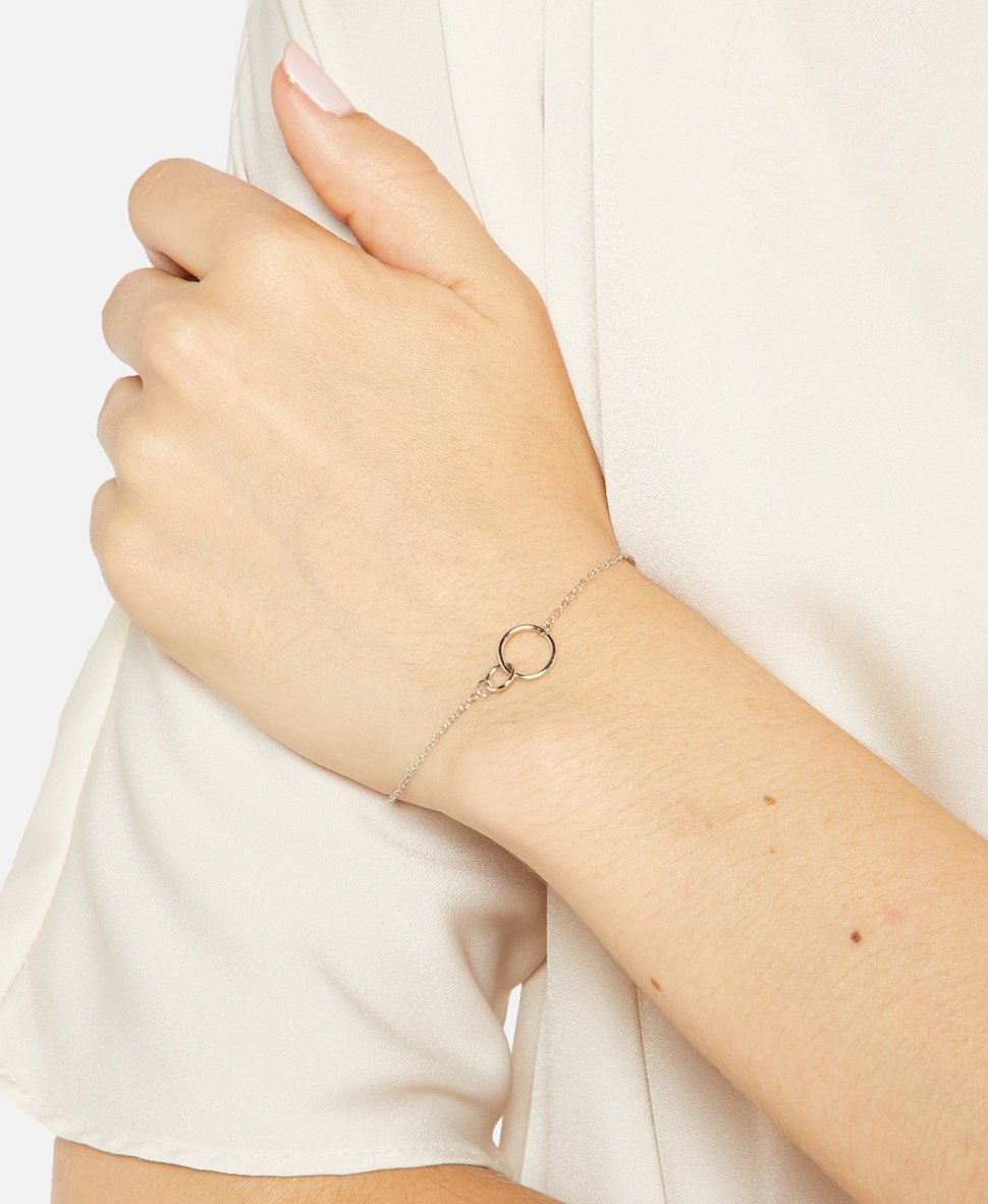 Lawrence Grey Jewelry řetízkový náramek s přívěskem Stříbrná 3
