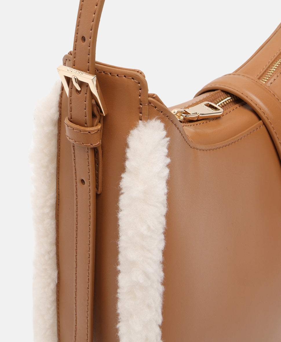 Guess kabelka přes rameno Hnědá 2