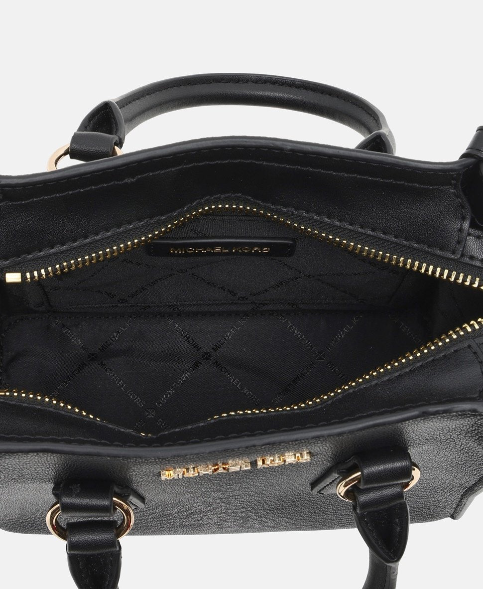 Michael Michael Kors kožená kabelka Černá 3