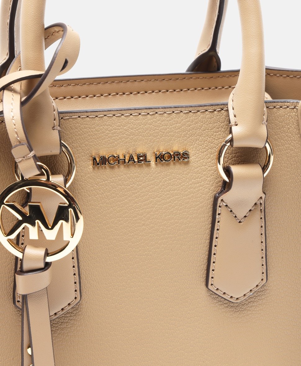 Michael Michael Kors kožená kabelka Camel 2