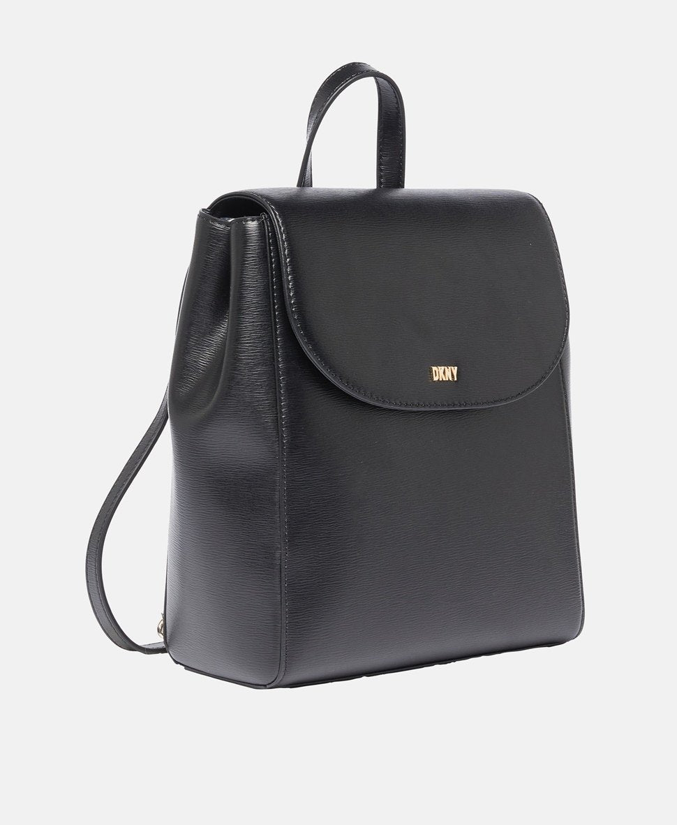 DKNY kožený batoh Černá 1