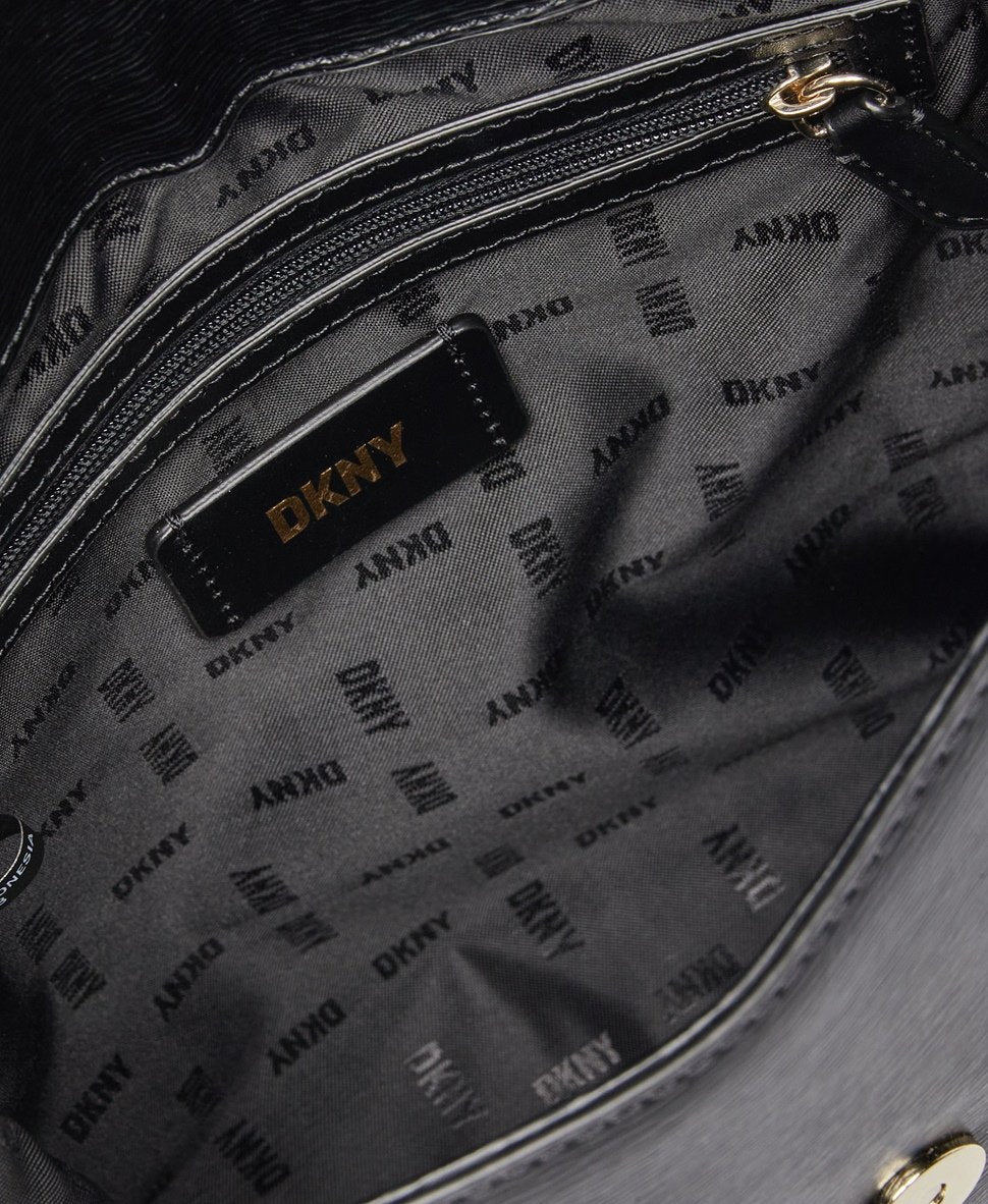 DKNY kožený batoh Černá 3