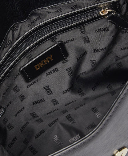 DKNY kožený batoh Černá 3