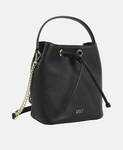 DKNY kožená hobo kabelka Černá 1