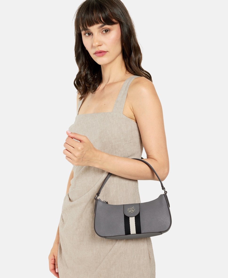 DKNY kabelka Světle šedá 5