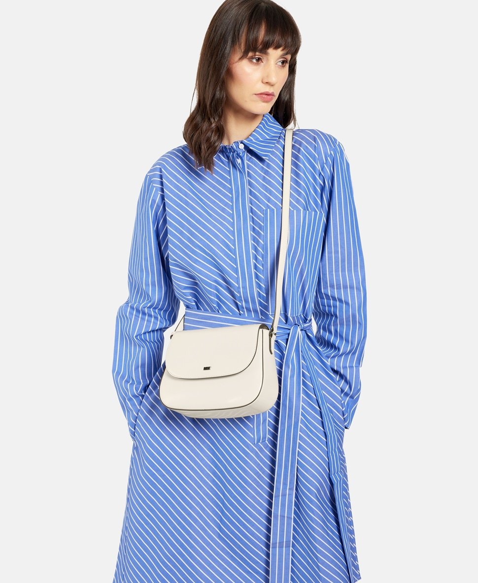DKNY kabelka přes rameno Světle šedá 5