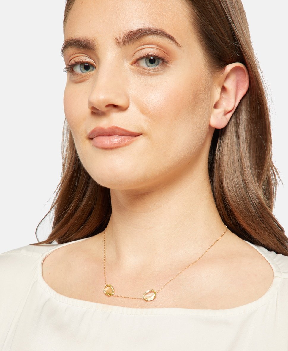 Lawrence Grey Fine Jewelry řetízek s přívěskem Zlatá 3