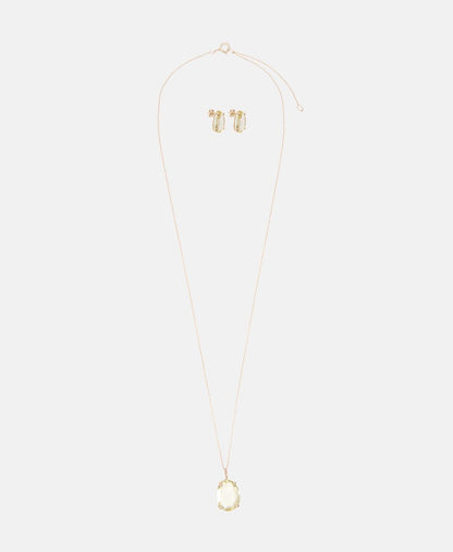 Lawrence Grey Fine Jewelry sada náhrdelníku a náušnic Zlatá 1