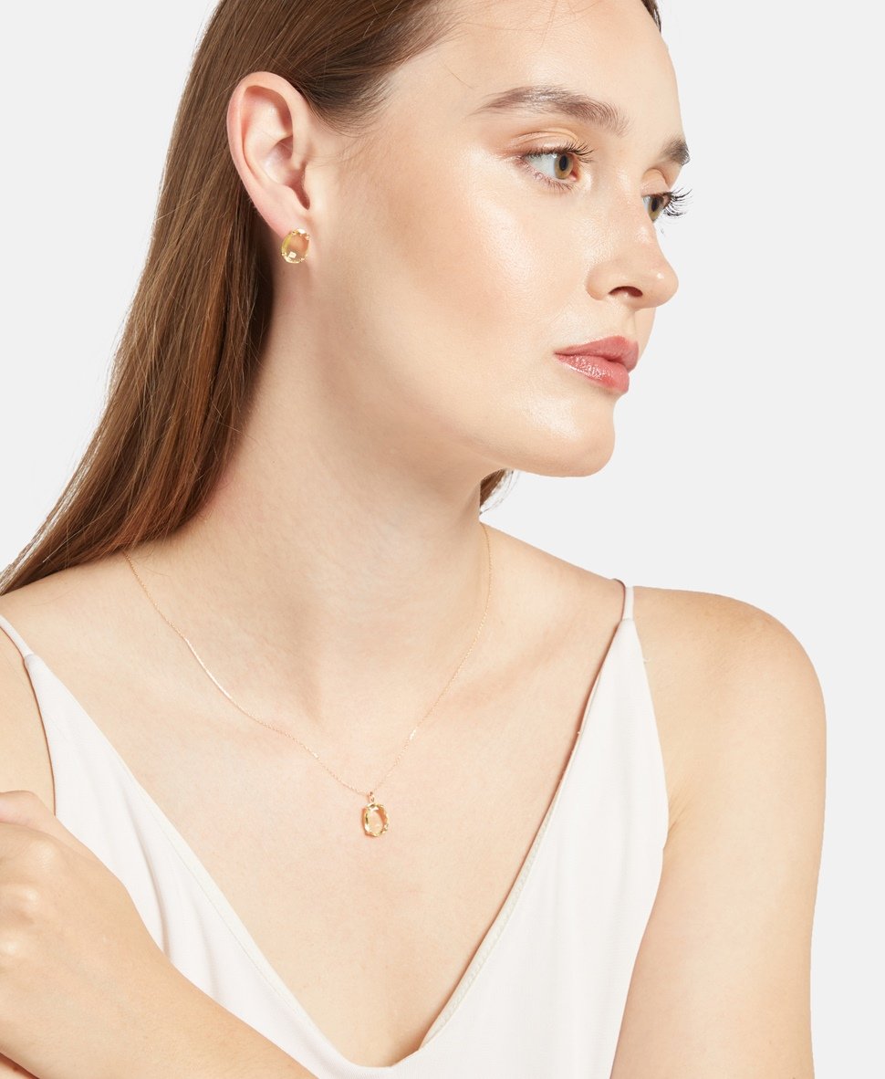 Lawrence Grey Fine Jewelry sada náhrdelníku a náušnic Zlatá 3