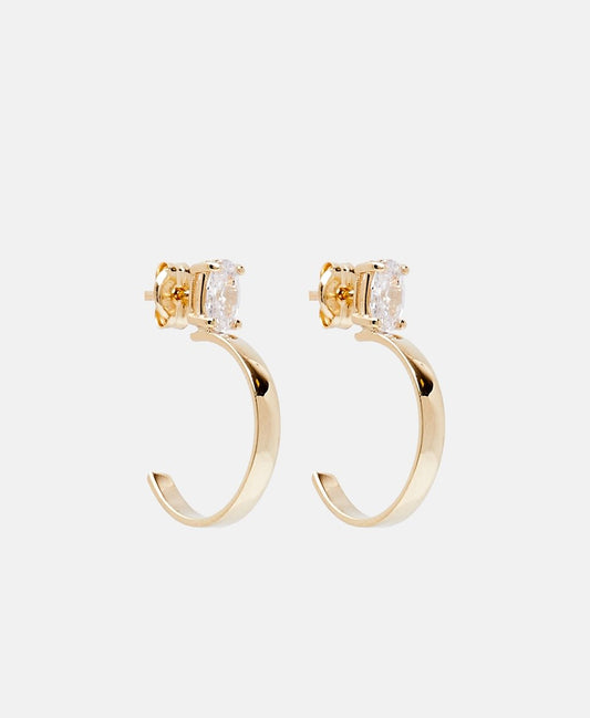 Lawrence Grey Fine Jewelry Obručové náušnice Zlatá 1