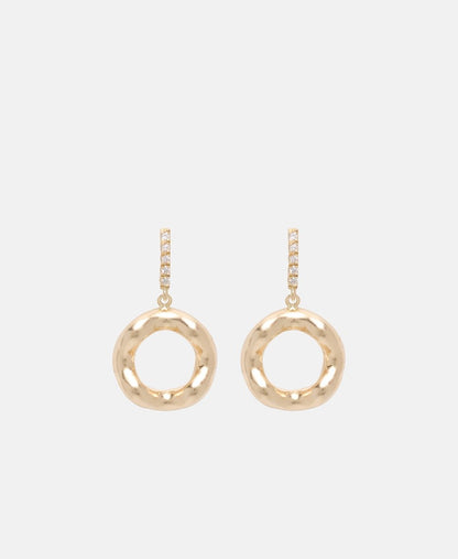 Lawrence Grey Fine Jewelry Obručové náušnice Zlatá 2