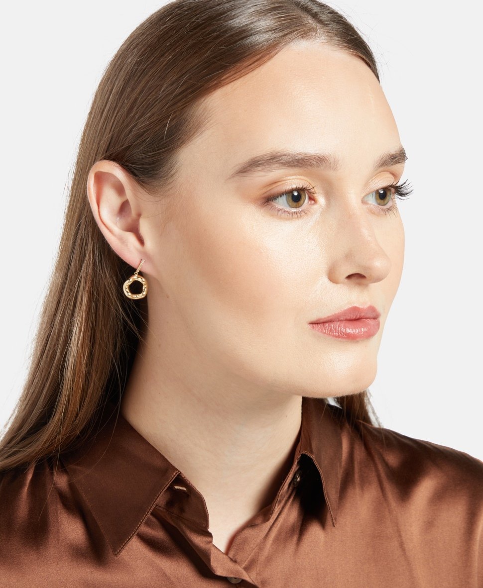 Lawrence Grey Fine Jewelry Obručové náušnice Zlatá 3