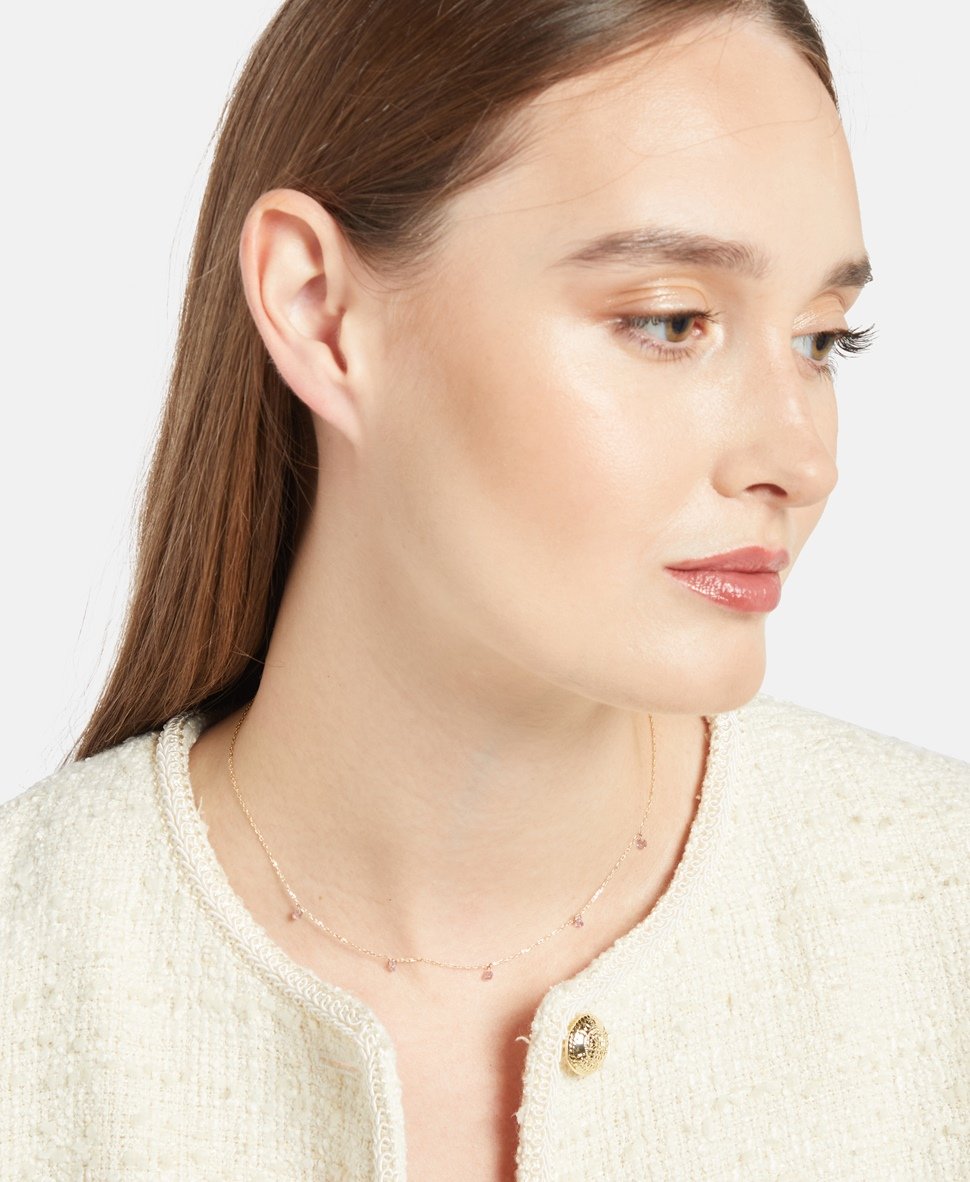 Lawrence Grey Fine Jewelry řetízek s přívěskem Zlatá 3