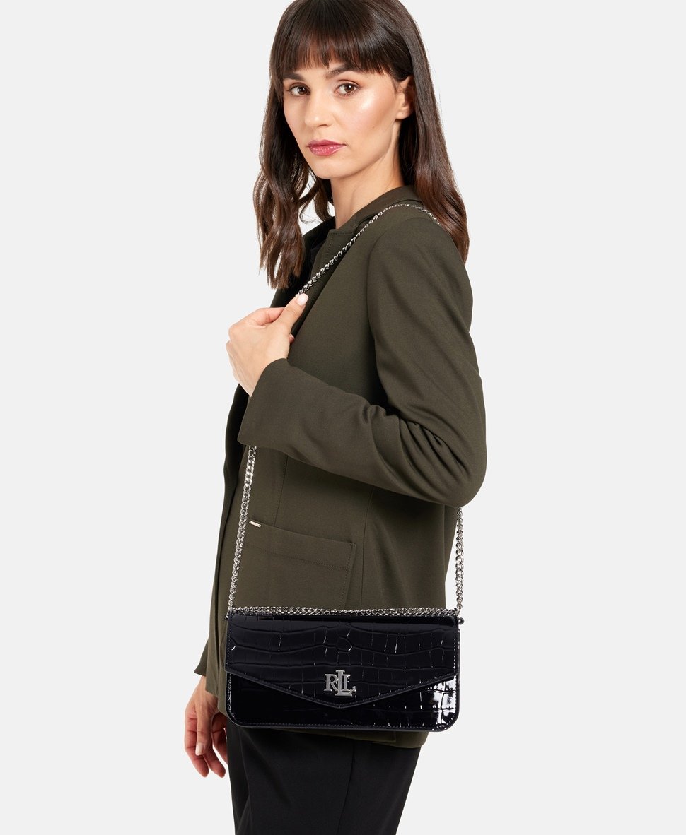 Lauren Ralph Lauren kabelka přes rameno Černá 5