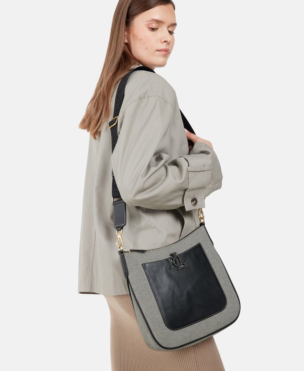 Lauren Ralph Lauren kabelka přes rameno Černá 5