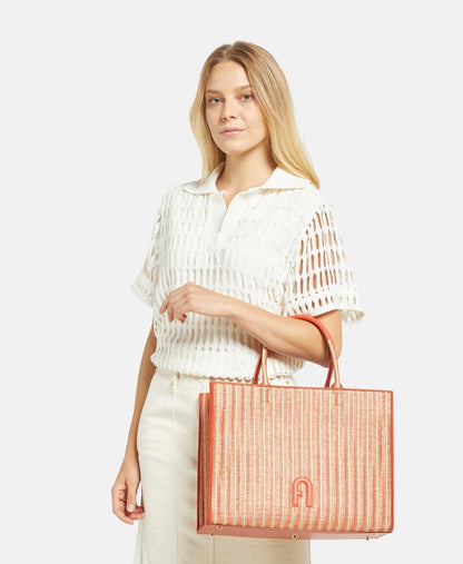 Furla kabelka tote Oranžová 5