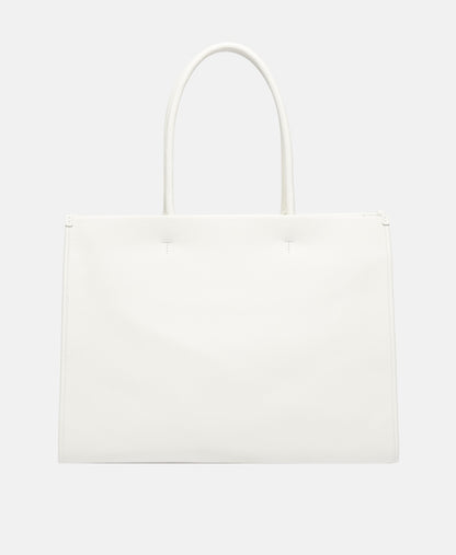 Furla kožená kabelka tote Bílá vlna 4