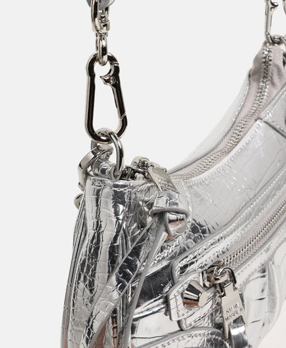 Steve Madden kabelka přes rameno Stříbrná 2