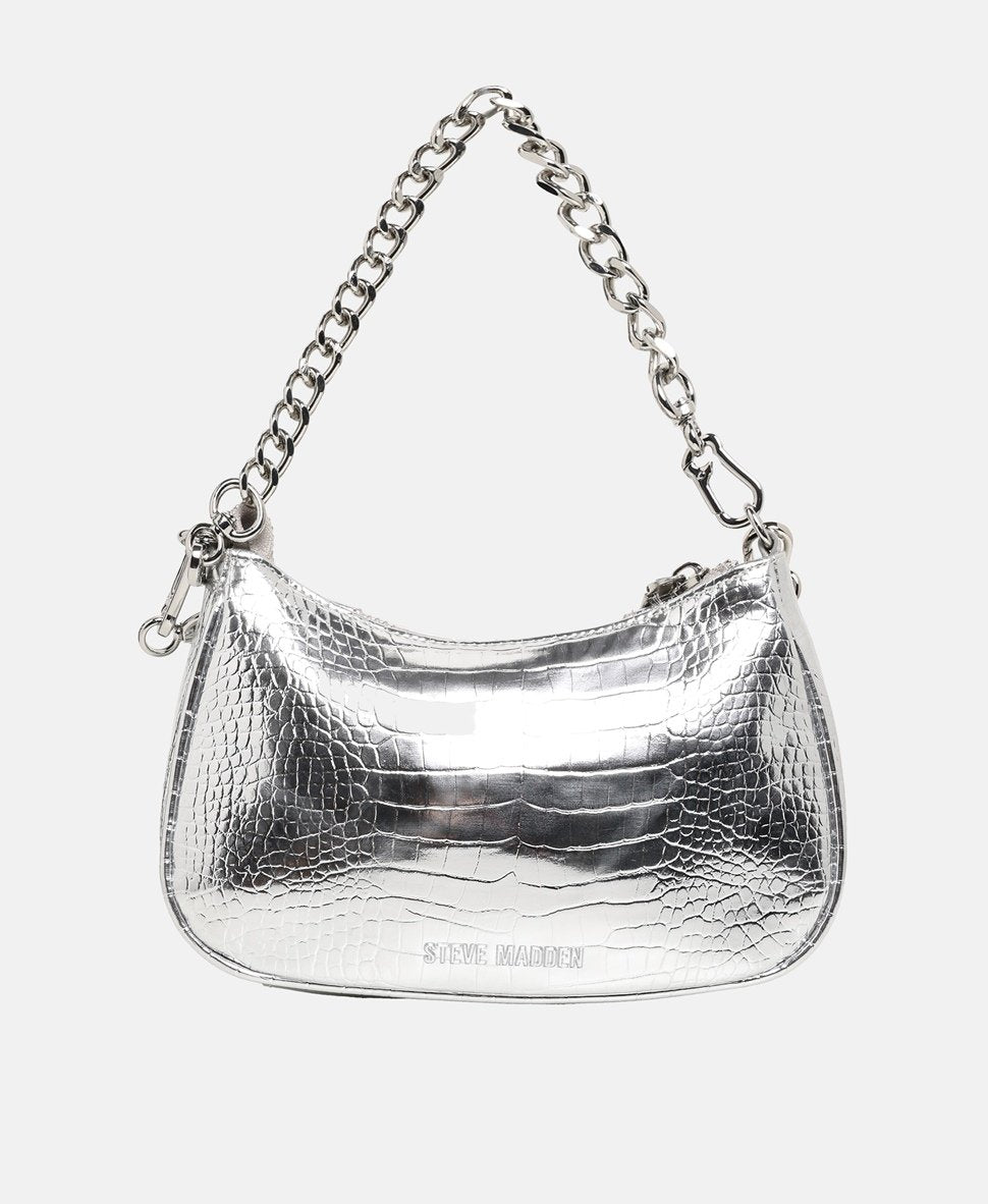Steve Madden kabelka přes rameno Stříbrná 4