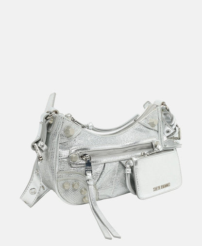 Steve Madden kabelka přes rameno Stříbrná 2