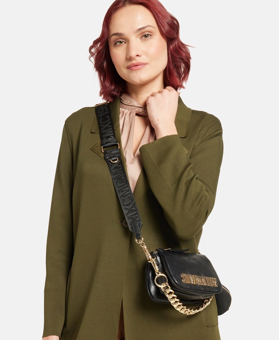 Steve Madden kabelka přes rameno Černá 5