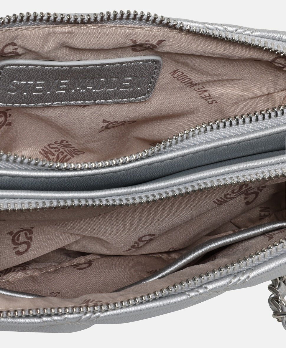 Steve Madden kabelka Stříbrná 3