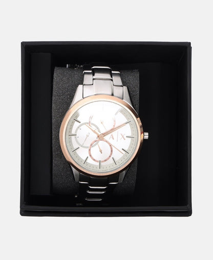Armani Exchange hodinky Stříbrná 4