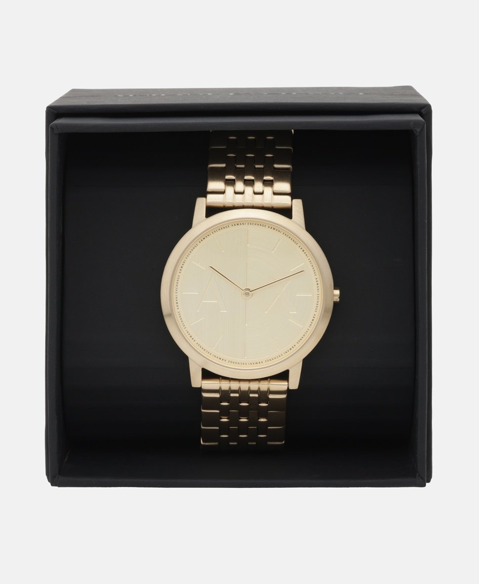 Armani Exchange hodinky Zlatá 4