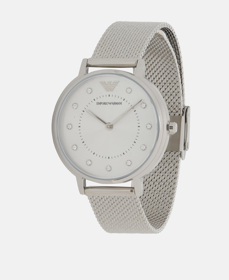 Emporio Armani hodinky Stříbrná 1