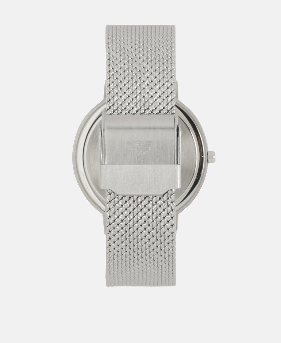 Emporio Armani hodinky Stříbrná 3