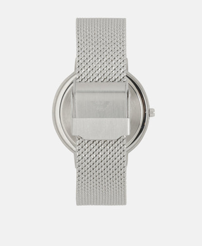 Emporio Armani hodinky Stříbrná 3