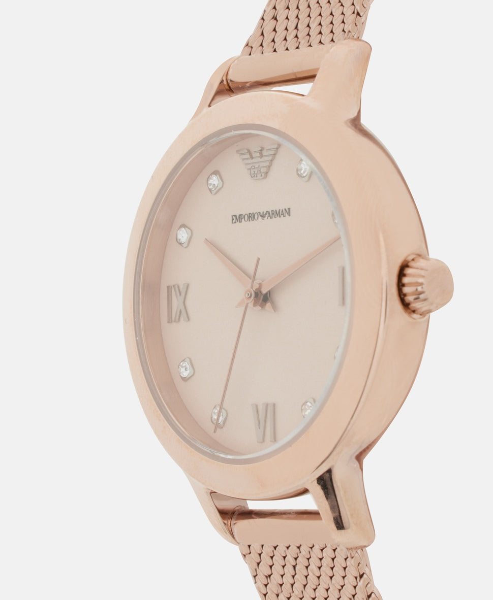 Emporio Armani hodinky Růžově zlatá 2