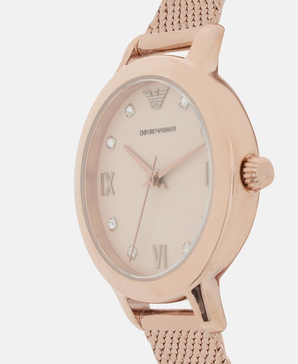 Emporio Armani hodinky Růžově zlatá 2