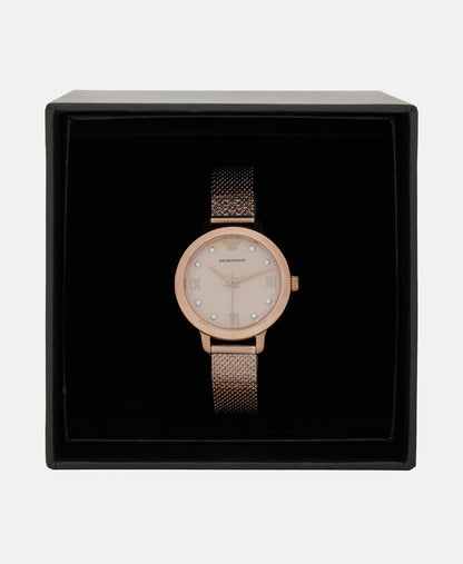 Emporio Armani hodinky Růžově zlatá 4