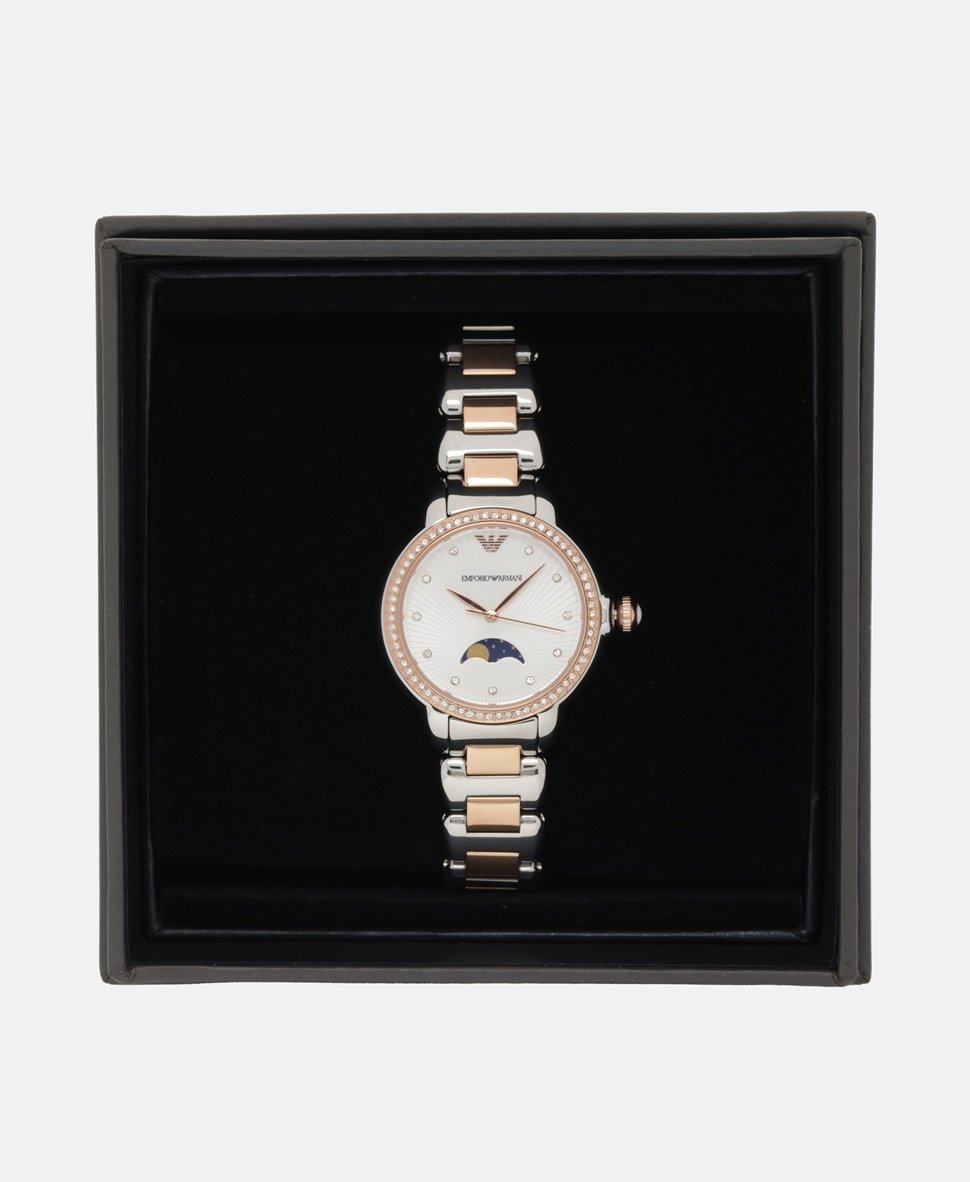 Emporio Armani hodinky Stříbrná 4