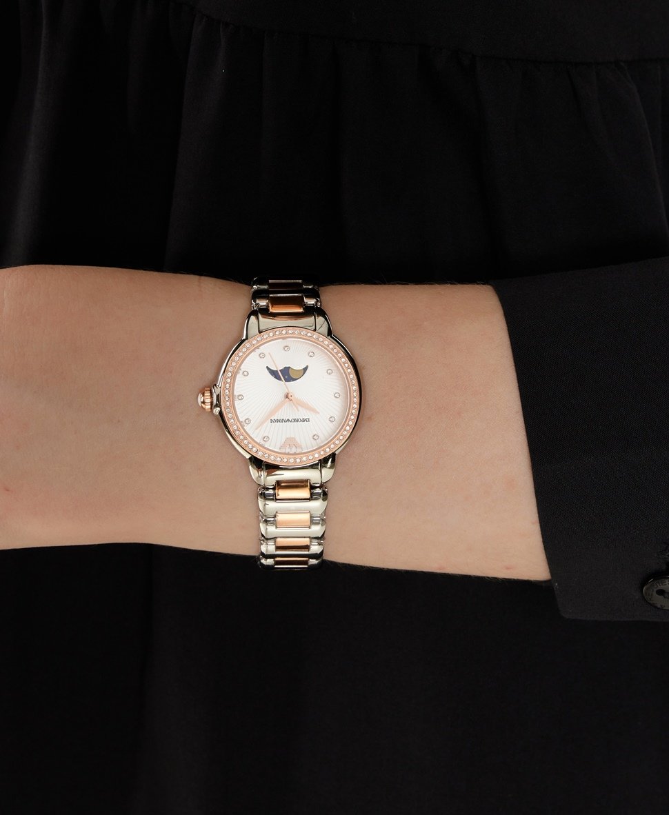 Emporio Armani hodinky Stříbrná 5
