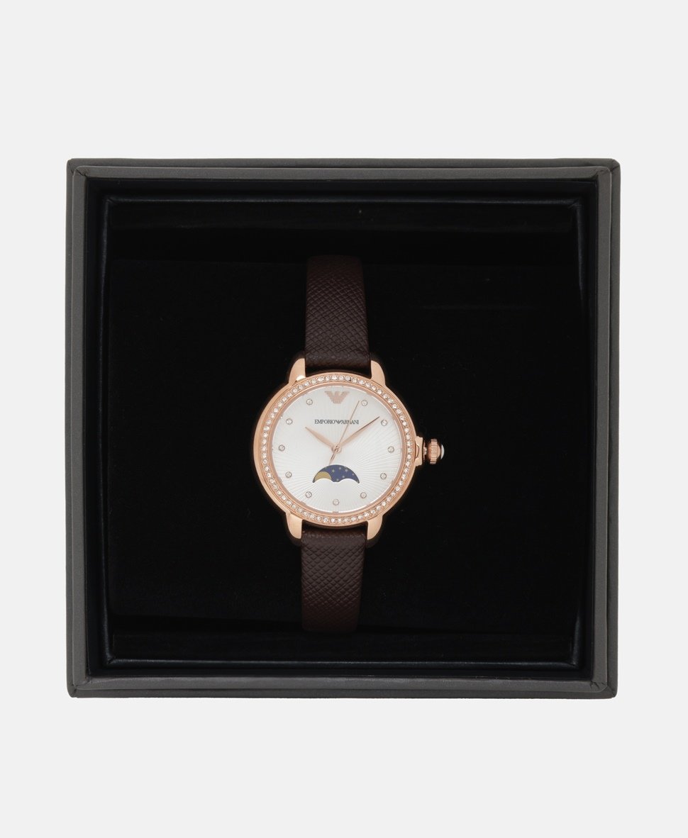 Emporio Armani hodinky Růžově zlatá 4