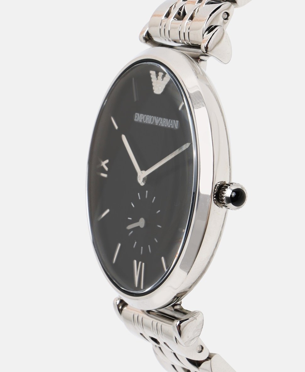 Emporio Armani hodinky Stříbrná 2