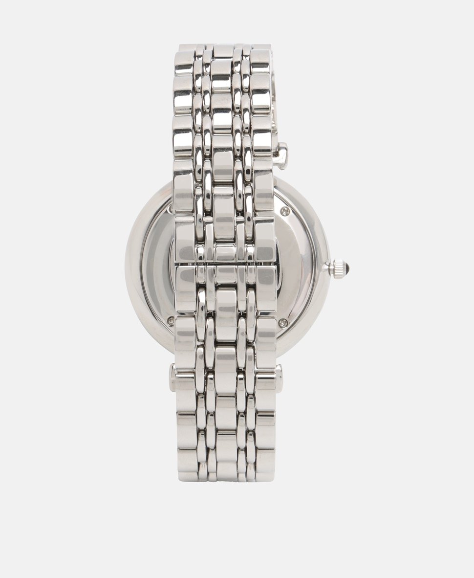 Emporio Armani hodinky Stříbrná 3