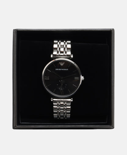 Emporio Armani hodinky Stříbrná 4