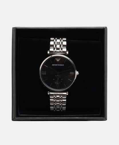 Emporio Armani hodinky Stříbrná 4