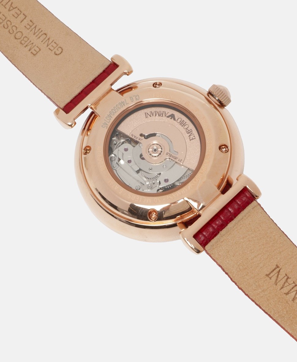 Emporio Armani hodinky Růžově zlatá 4