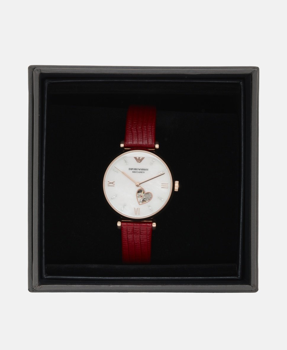 Emporio Armani hodinky Růžově zlatá 5