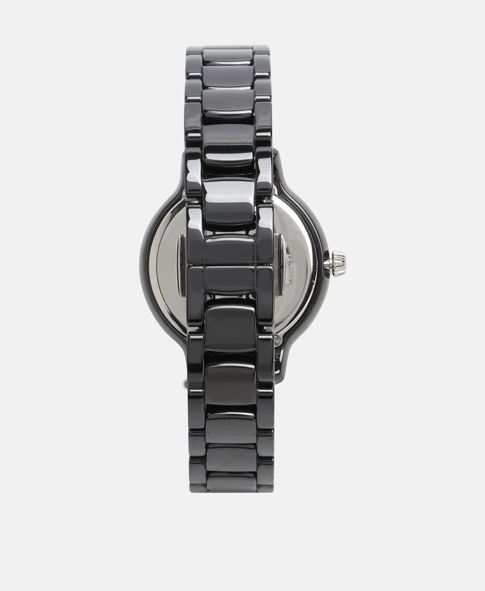 Emporio Armani hodinky Černá 3