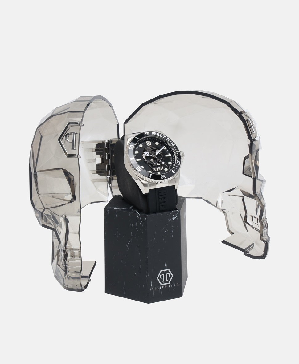Philipp Plein hodinky Stříbrná 4