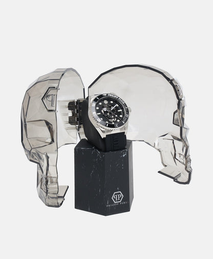 Philipp Plein hodinky Stříbrná 4