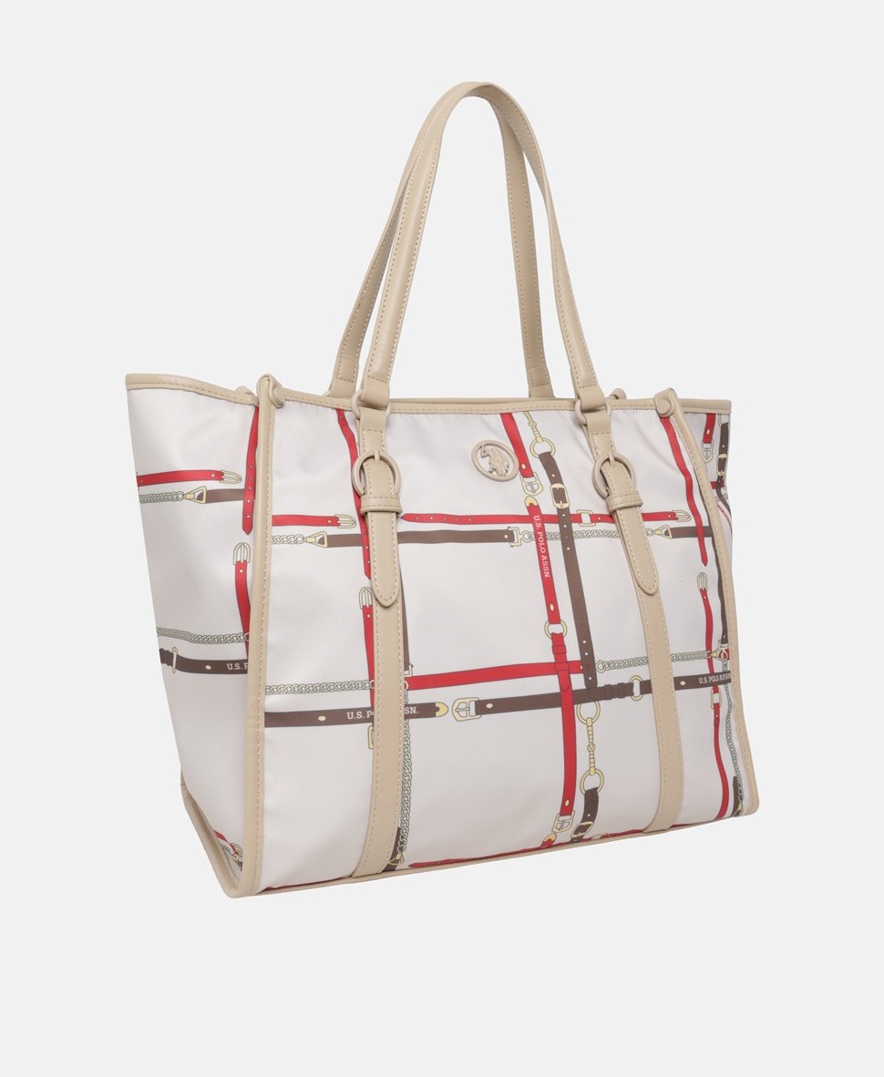 U.S. Polo Assn. kabelka tote Béžová 1