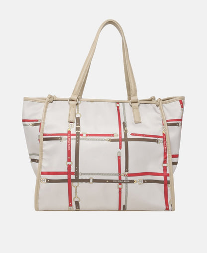 U.S. Polo Assn. kabelka tote Béžová 4