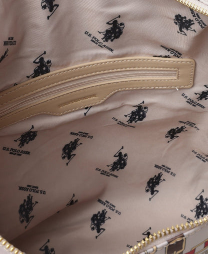 U.S. Polo Assn. kabelka přes rameno Béžová 3