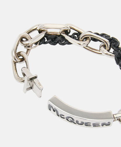 Alexander McQueen náramek Stříbrná 2
